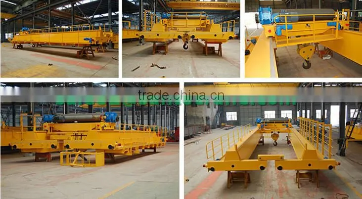 Iron steel casting double girder overhead crane for sale