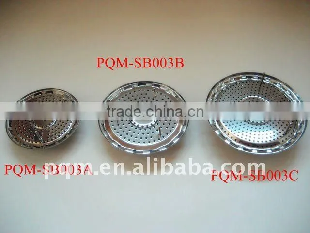 Senior durable vegetable stainless steel collapsible steamer basket 003A