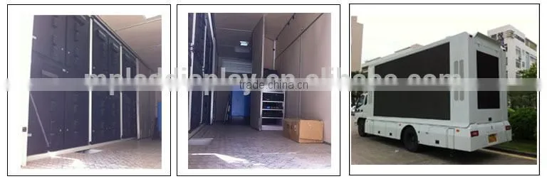 Wifi control/3G control/4G control led billboard on freight car support forQC inspection in factory
