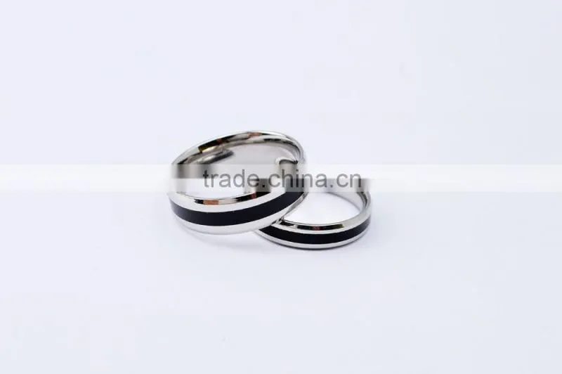 New design couple rings 316l stainless steel jewelry wedding rings