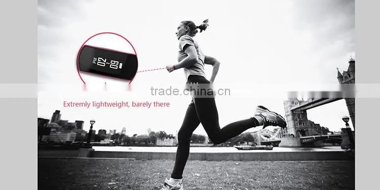 New Arrival Bluetooth Bracelet Activity Tracker Pedometer Sleep Monitor Sync with IOS Android