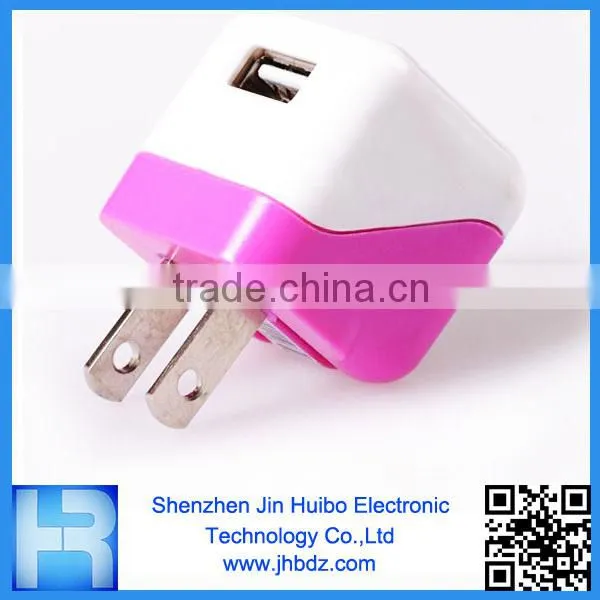 Environmental High Quality Folding Wall Plug Charger Compatible for iphone Charger