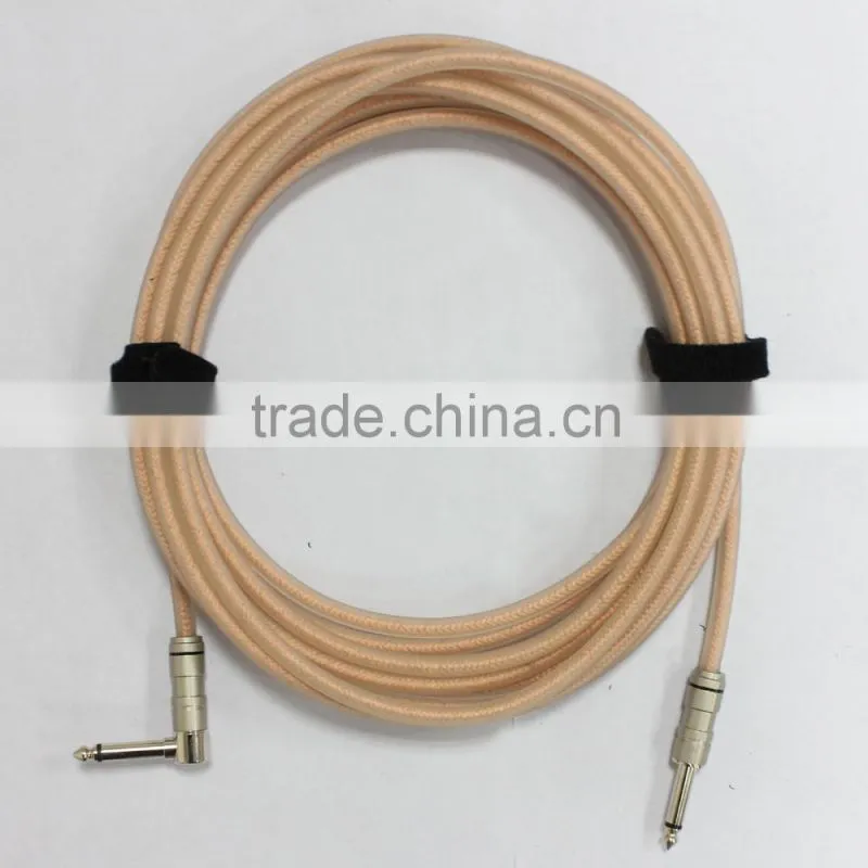 Premium Instrument guitar Cable 1/4 " mono electric guitar cable