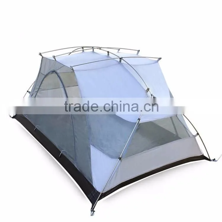 New Product Double Pole Outdoor Camping Tent Space Spring Up Sunshade Tent