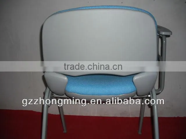 New Design Fabric Student Chair With Writing Tablet Student Writing Chair Modern School Chair BY-127C