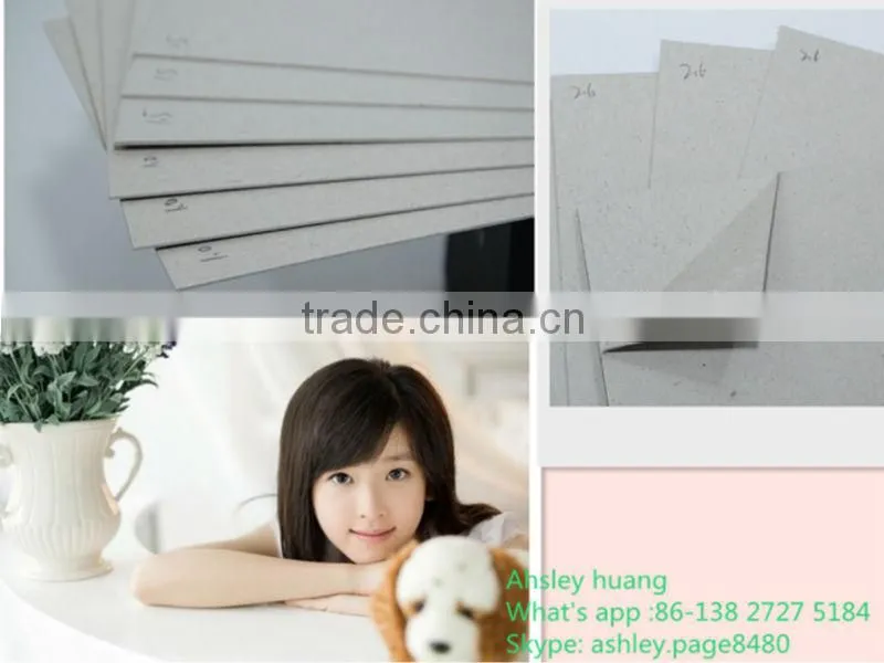 High quality Raw paper material grey board roll paper
