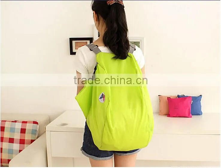 Mutifunctional lightweight waterproof foldable day backpack