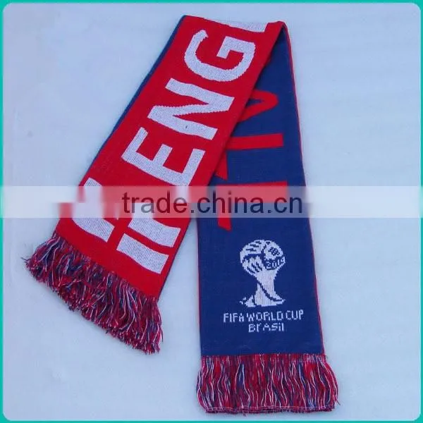 Custom Made Soccer Fans Scarf for Team