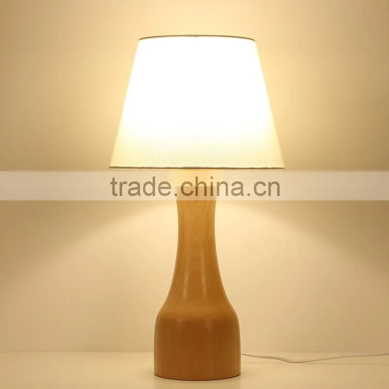LED Wood table lamp LED Wood table Light JK-879-14 wooden base for table lamps holder