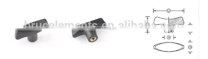 T-Handles Matt Finish Duroplastic Handle