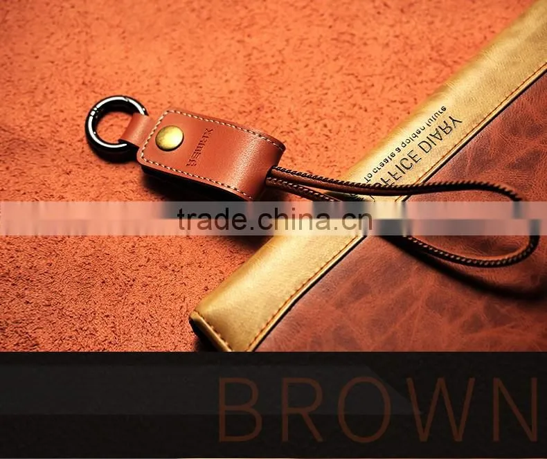 Remax RC-034i Genuine Leather Key Ring USB Cable for iPhone 6 6s Plus SE Cord Special Strap Design 32cm Cable For IOS TB-0389