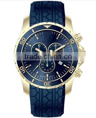 2015 hot time silicone band stainless steel case wholesale products