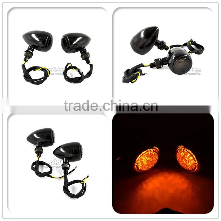 BJ-SL-059 Aftermarket Black 12V motorcycle led turn signal light for harley davidson
