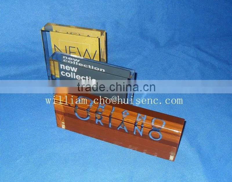 China supplier new products for 2015 acrylic logo block