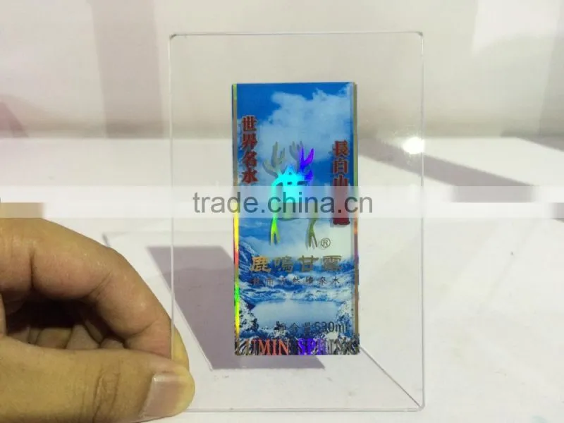 pvc window paper package box package box for cosmetic