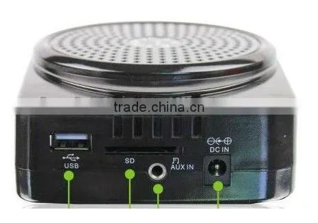 USB/SD/TF function and Mic In function loudspeaker with 30 W