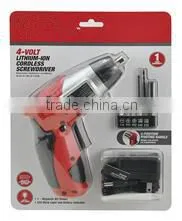 3.6V electric cordless foldable screwdriver with LED light
