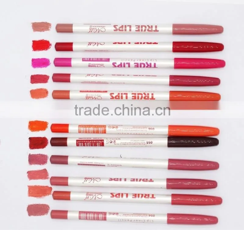 Menow P14002 Waterproof Lip Liner Pencil Women's Professional Long Lasting Lipliner 12pcs/set