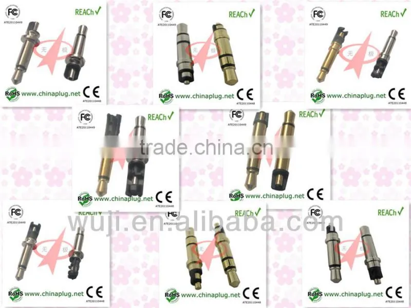 Easy used audio earphone connectors