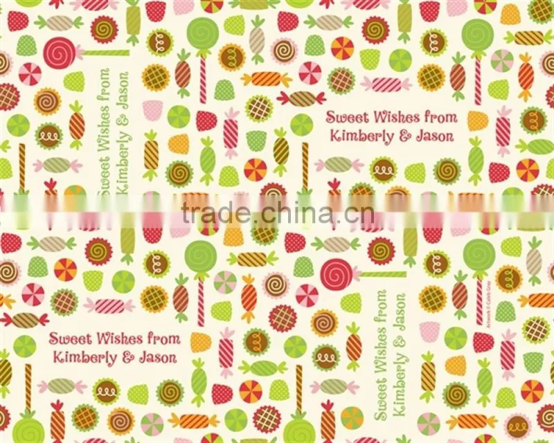 Elegant HOLLY BERRY TREES Christmas Holiday Gift Wrap Paper