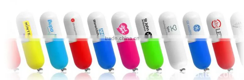 Plastic case mini Pill usb 3.0 flash drive with 1GB cheap price