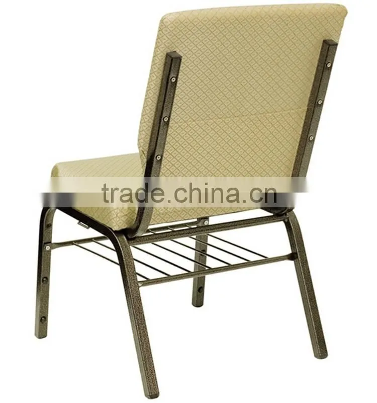 Church Chairs Upholstered Cushion Stacking Church Chair for sale