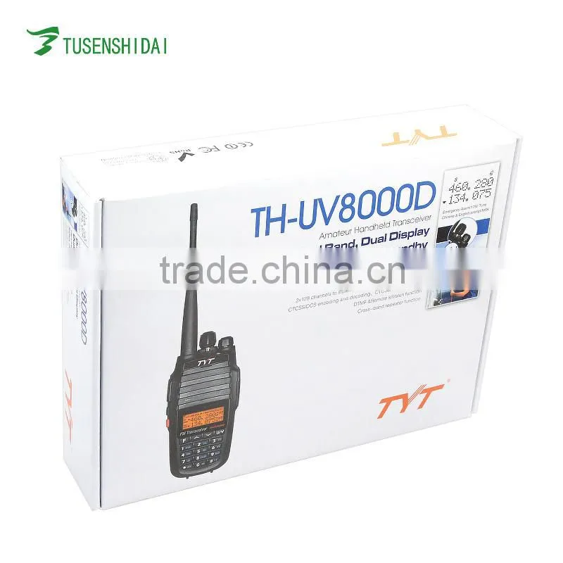 10W Long Range Walkie Talkie TYT TH-UV8000D Handheld 16CH Transceiver