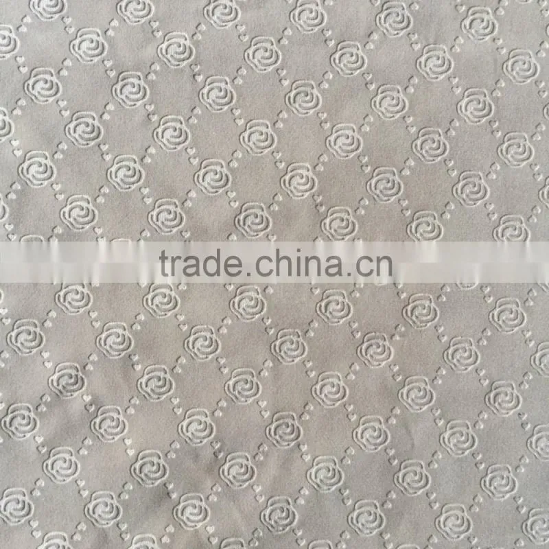 New style 3D embossed flock fabric for upholstery, cushion, bag