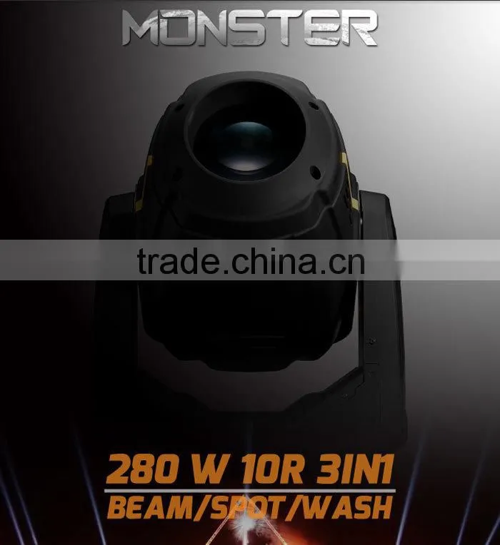 2015 distributor price 280w 10r beam spot wash bar and nightclubs lightings