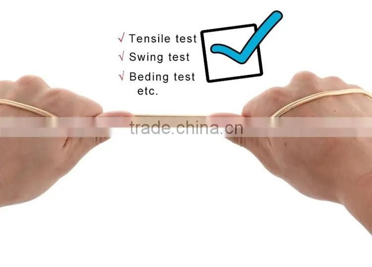 tow double sided mini usb cable charger cable for iphone and samsung