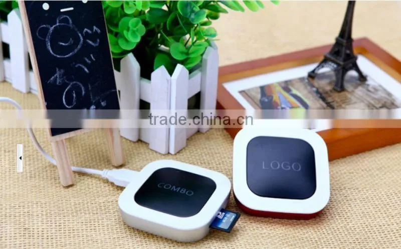 2 ports USB hub 2.0 HUB Micro USB Adapter multi sd card reader