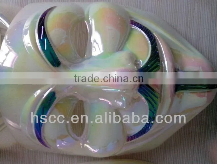 Newest Fashion Rainbow Color Plastic V for Vendetta Guy Fawkes Mask For Wholesale