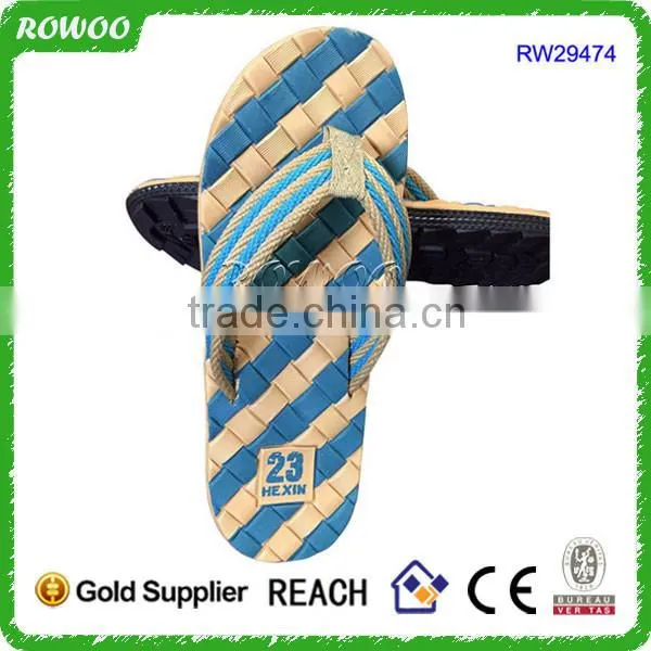RW29473 flip flops straw man, sports sandals men summer, new design flip flops for men