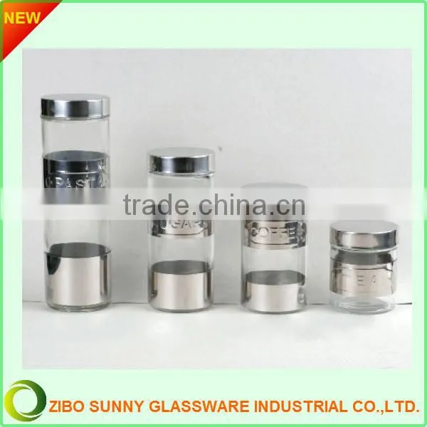 Glass Storage Jar with Glass lid