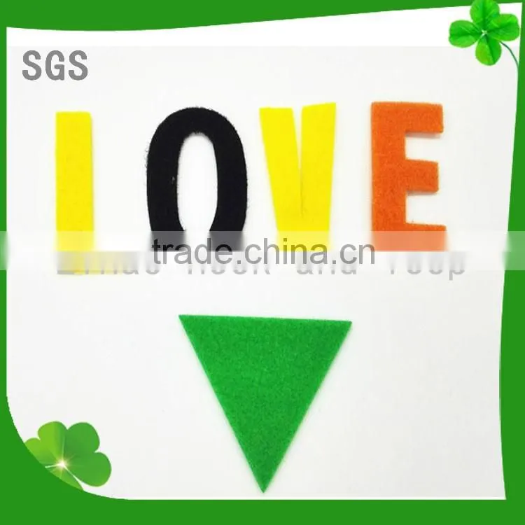 LH T-shirt hook and loop Letters