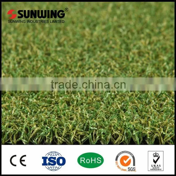 top mini golf course 12mm PE Material artificial grass lawn