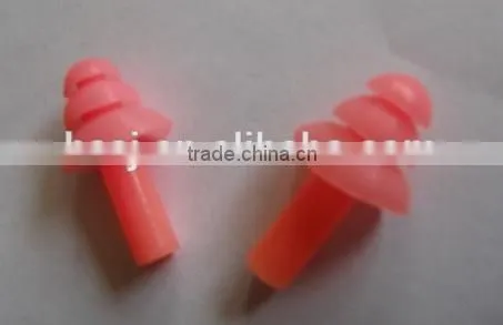 colorful proof water silicone ear plugs swimming silicone ear plug SNR 29) ear plugs with string