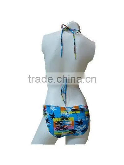 Sexy Fashion Hot Sex Girl Print Bikini Swimwear
