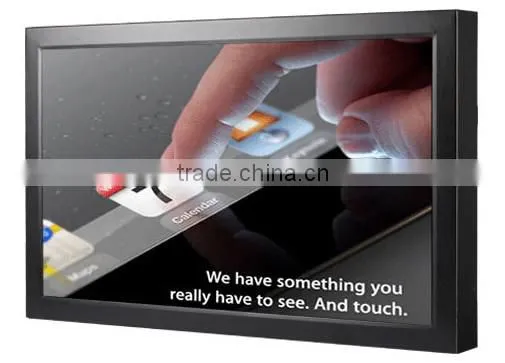FlintStone 32 inch touch screen advertising player, finger touch advertising video screen, touch advertising video monitor