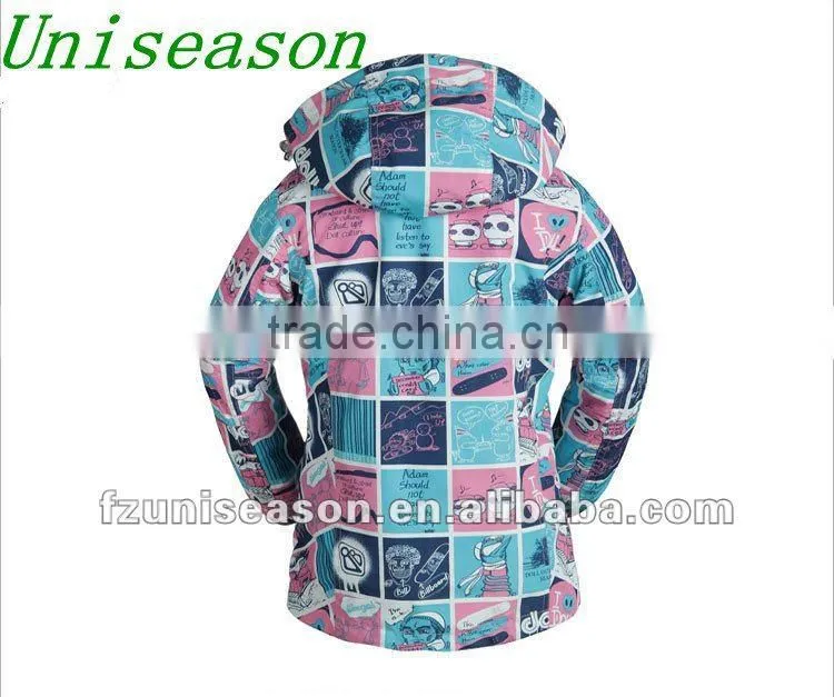 2013 Fashion Hoohie Girls Ski Jacket