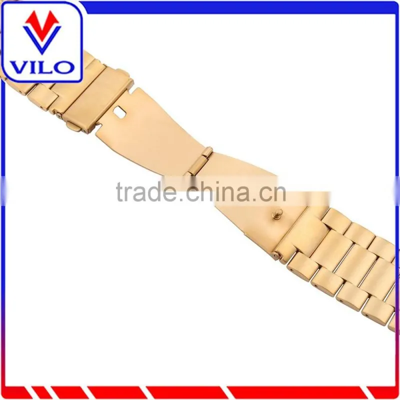 Stainless Steel Metal Wristband HOCO Stainless Steel Watch Strap Classic Buckle Adapter Watch Band for Apple Watch