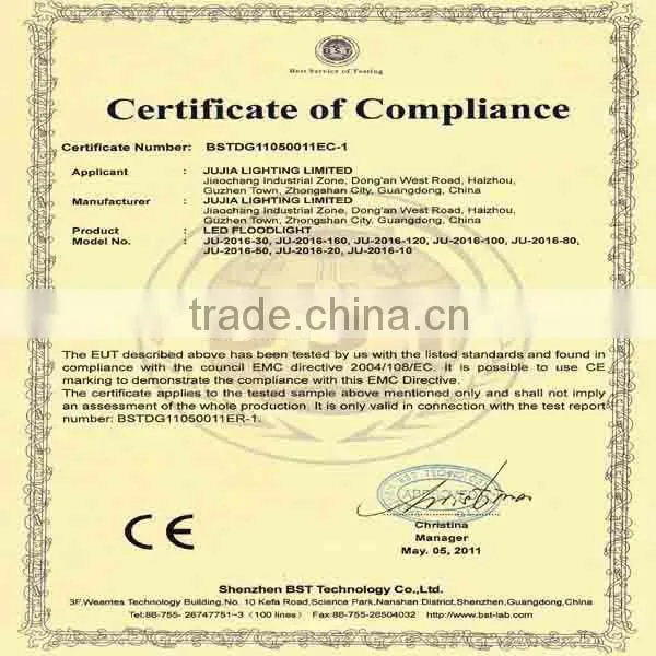 CE RoHS approved IP65 50w led flood light,led projector lamp