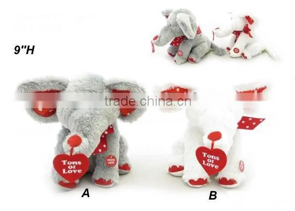 2014 newest Musical plush rocking toy, funny toys for Valentine's Day gifts