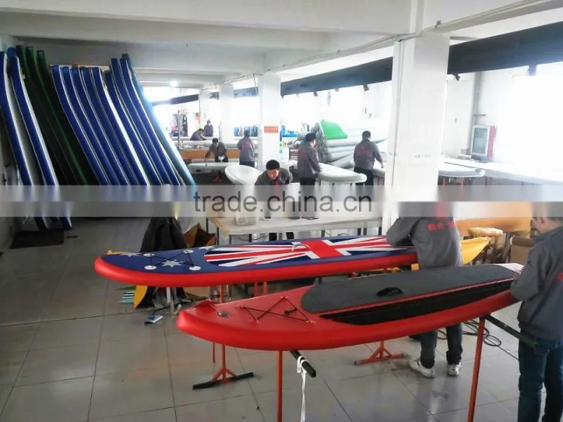 2015 most popular drop stitch fabric inflatable sup board