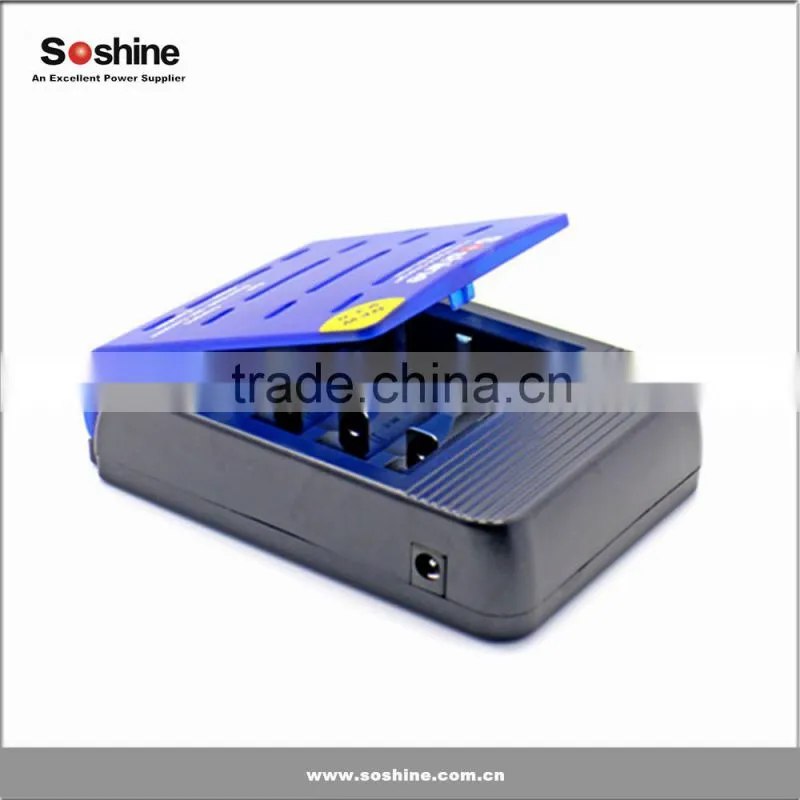 Quick-charge battery charger for 18650/17650/18500/17500 Lithium-Ion batteries, intelligent charger wholesale from Soshine