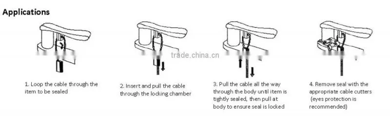 CH210 Cable security seals for trucks in china