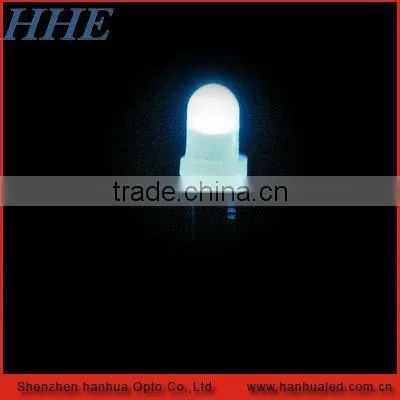 3mm led components white diffused type for exit signs