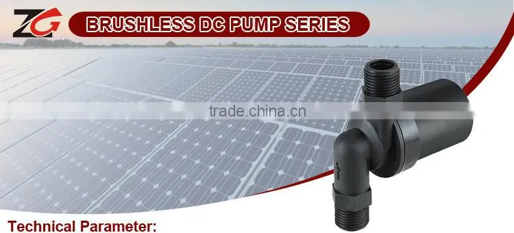 DC solar water pump for solar water heaters(CE, UL, ROHS, VDE, FC, CCC low power consumption, safe and low noise)