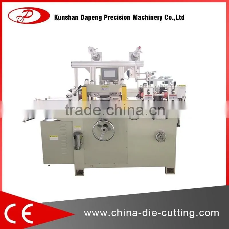 High Speed 300 Cuts Per Minute Paper Label Automatic Punching Die Cutting Machine Release Liner Rewind / Discharge Waste 320mm