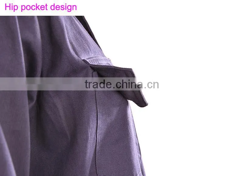 OEM men's VISA cotton short sleeve coverall workwear